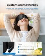 Miego akiniai-kaukė RENPHO Eyesnooze su aromaterapijos funkcija - Image 8