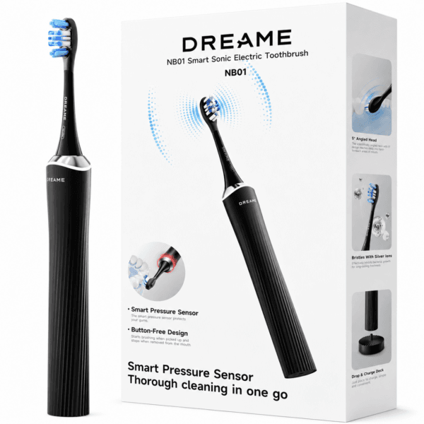 Elektrinis dantų šepetėlis Dreame Sonic NB01 (Juodas)