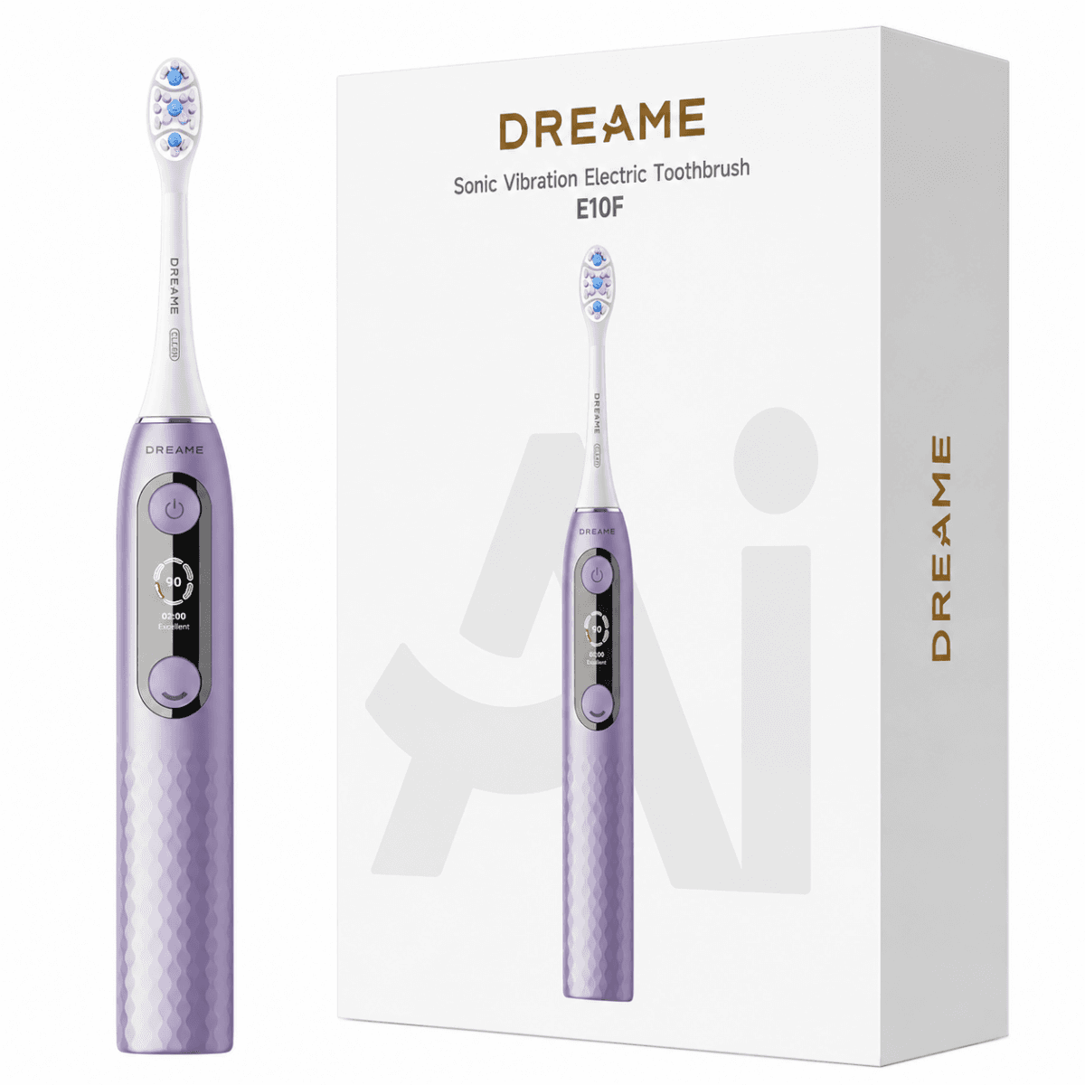 Elektrinis dantų šepetėlis Dreame Sonic E10F (Violetinis) - Image 10