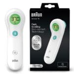 BRAUN BNT300 – bekontaktinis ir kontaktinis kaktos termometras, greitas ir tikslus matavimas