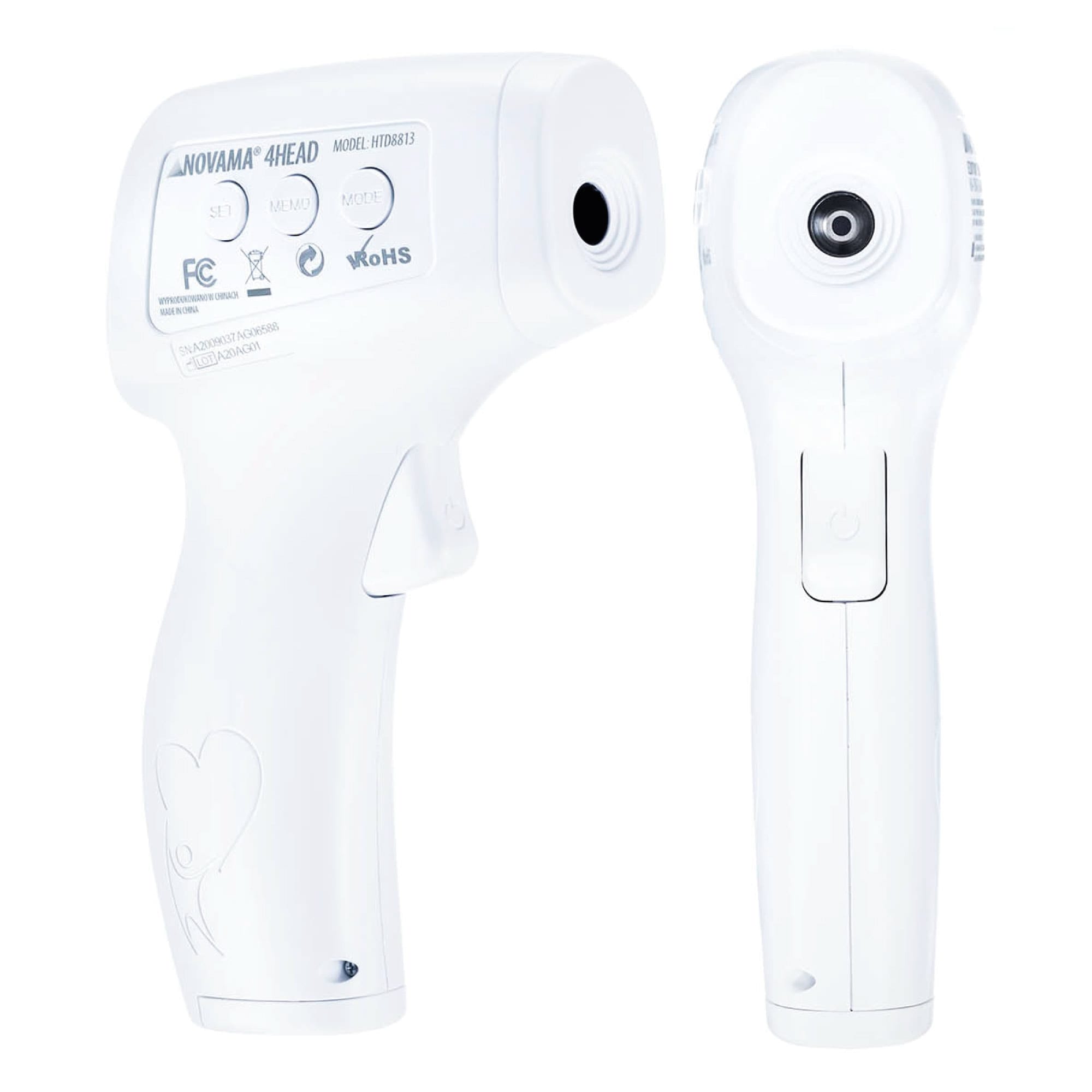 novama-4head-termometr-bezdotykowy NOVAMA 4HEAD HTD8813 Profesionalus bekontaktis termometras, greitas matavimas per 1 sekundę
