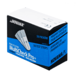 NOVAMA MULTICHECK PRO+ Gliukozės testų juostelės, 50 vnt.