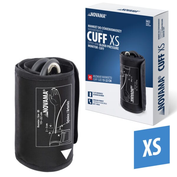 NOVAMA CUFF XS Manžetė peties kraujospūdžio matuokliams, 15–22 cm